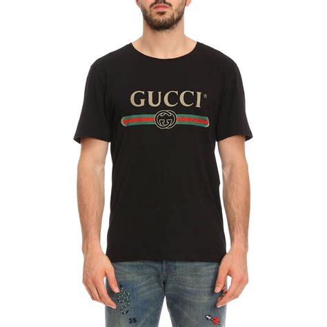 maglia gucci a maniche corte economica|gucci t-shirt uomo.